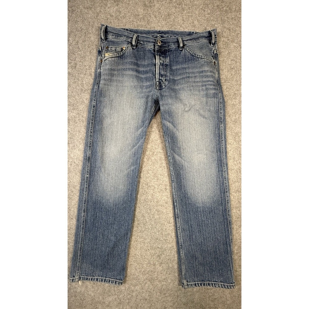 Vintage 2003 Diesel Digby Jeans Mens 34x32 Made Italy Y2K Distressed Denim